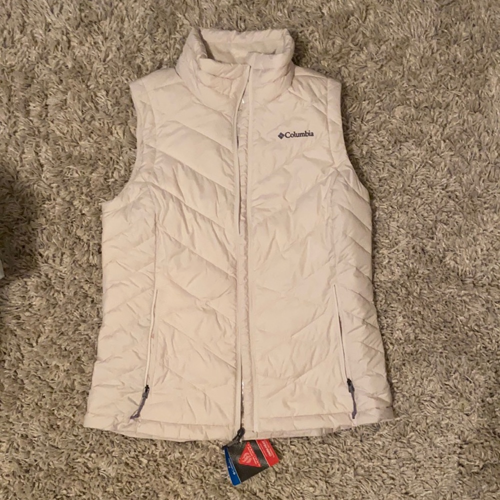 tan Columbia vest